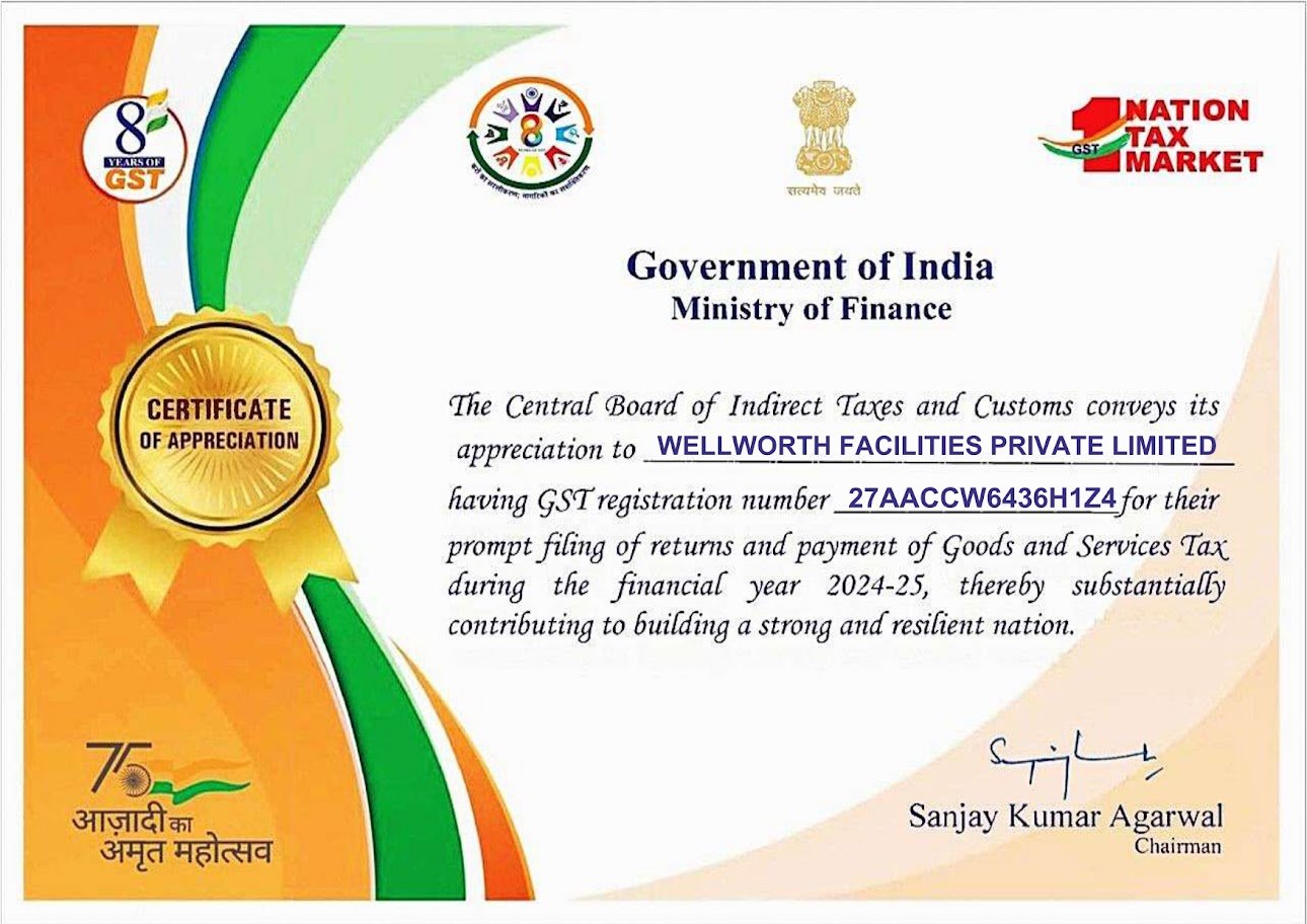 GST Award Certificate